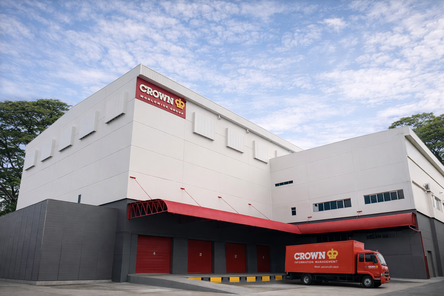 Crown Worldwide Group office interior design at 3 Toh Tuck Link Singapore