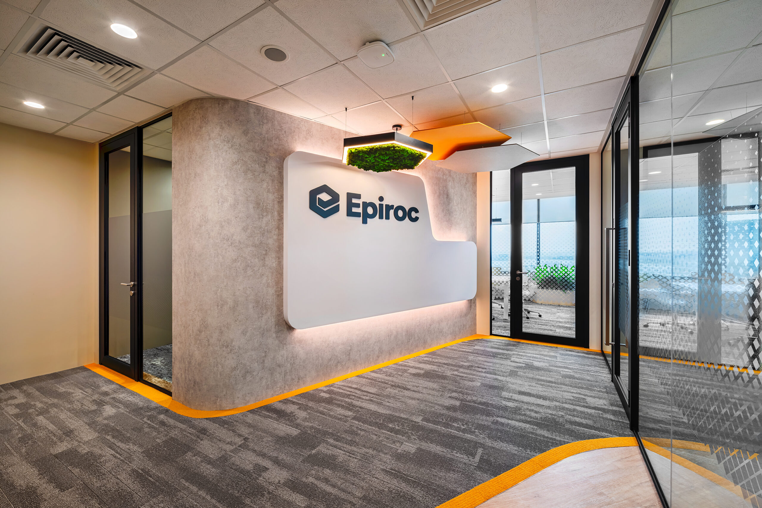 Interior Design for Offices in Singapore, Epiroc Asia