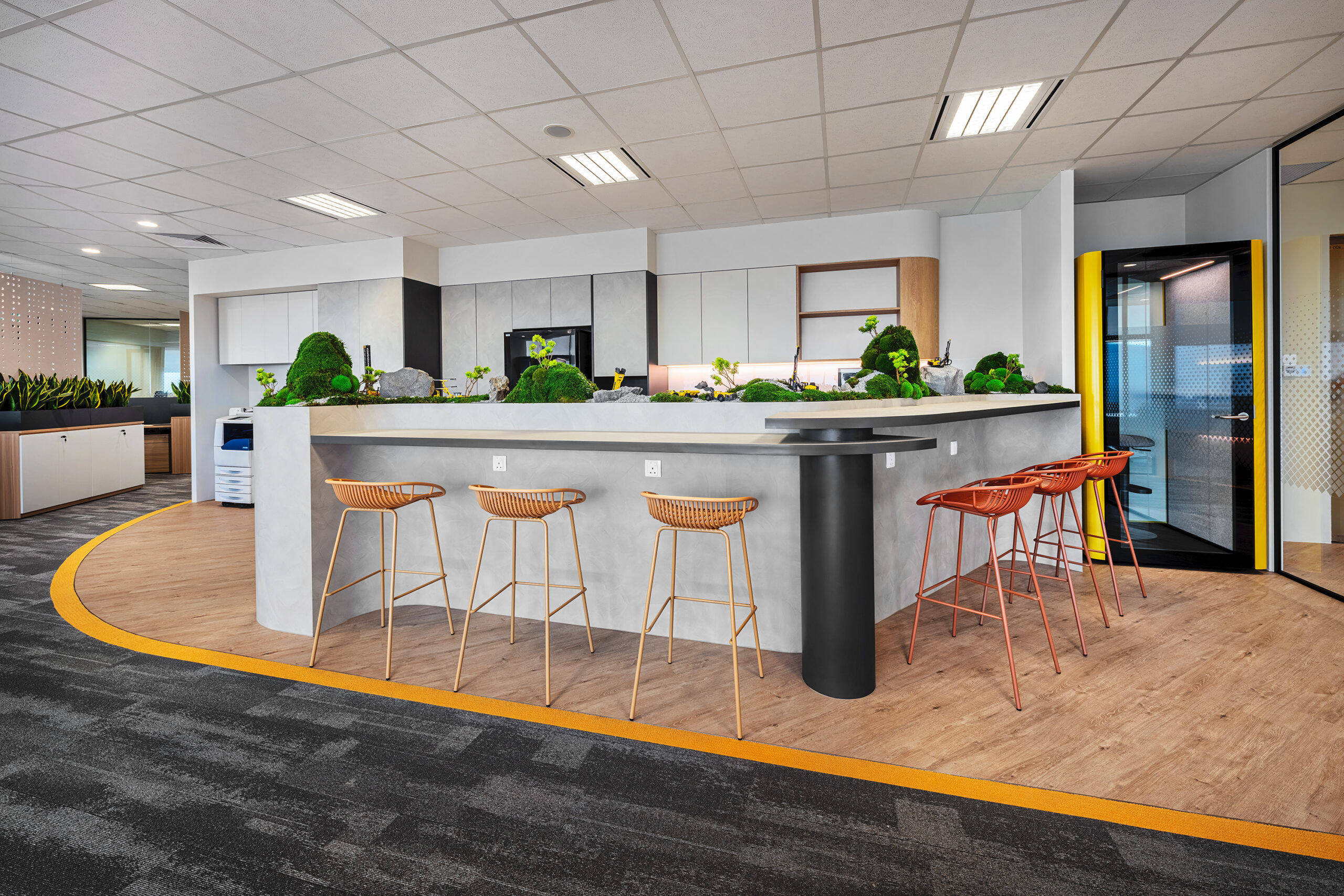 Interior Design for Offices in Singapore, Epiroc Asia