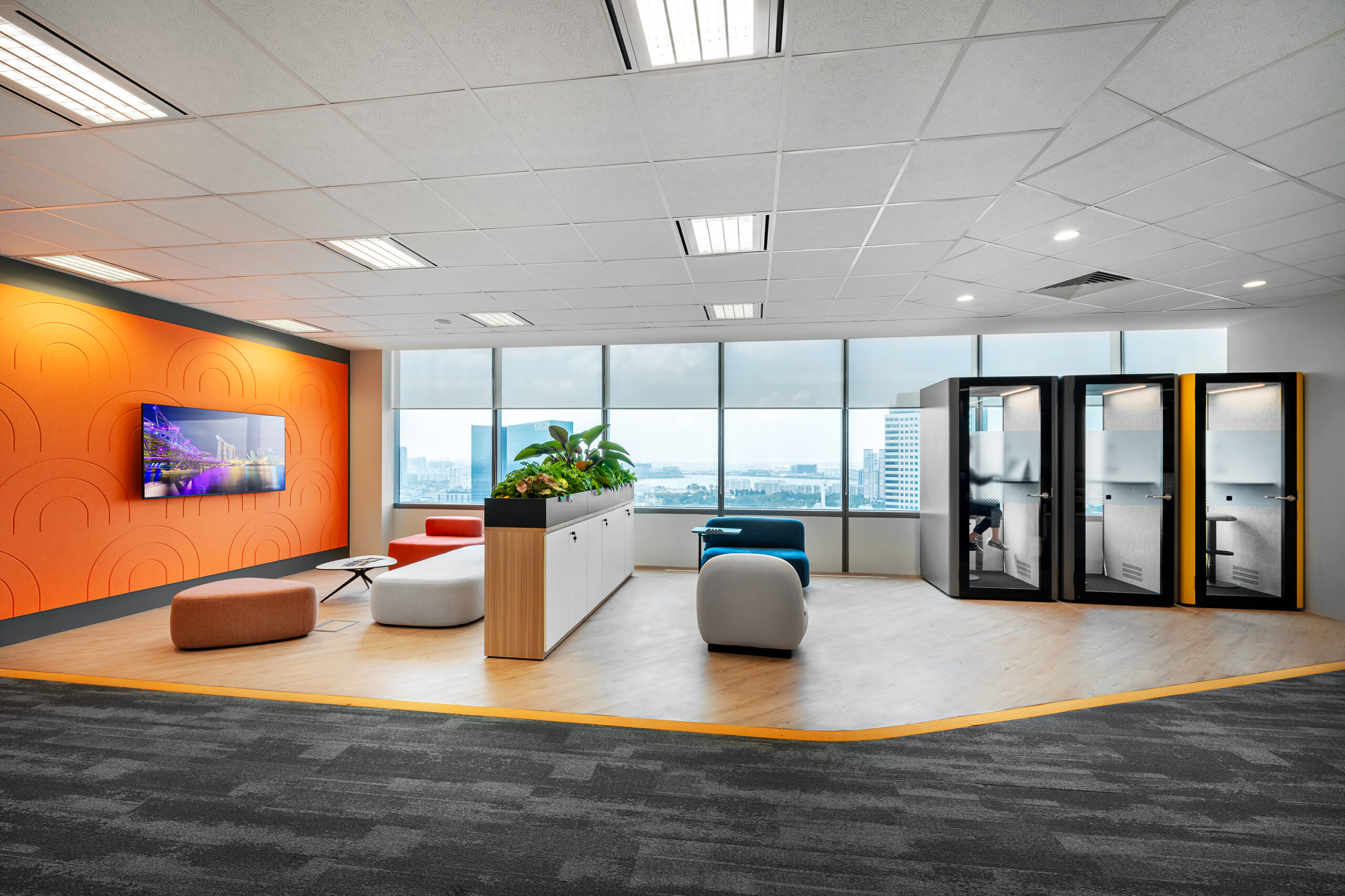 Interior Design for Offices in Singapore, Epiroc Asia