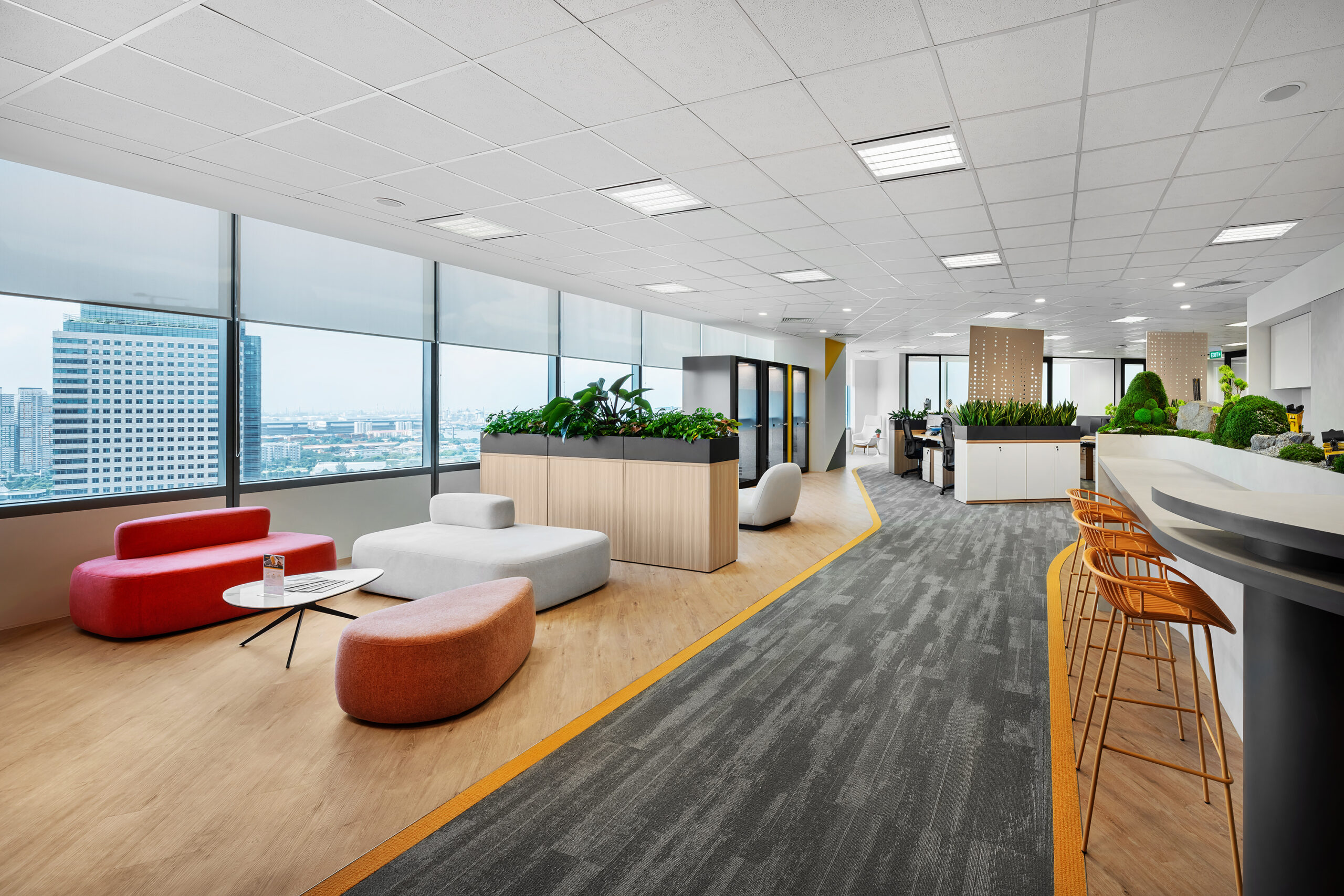 Interior Design for Offices in Singapore, Epiroc Asia