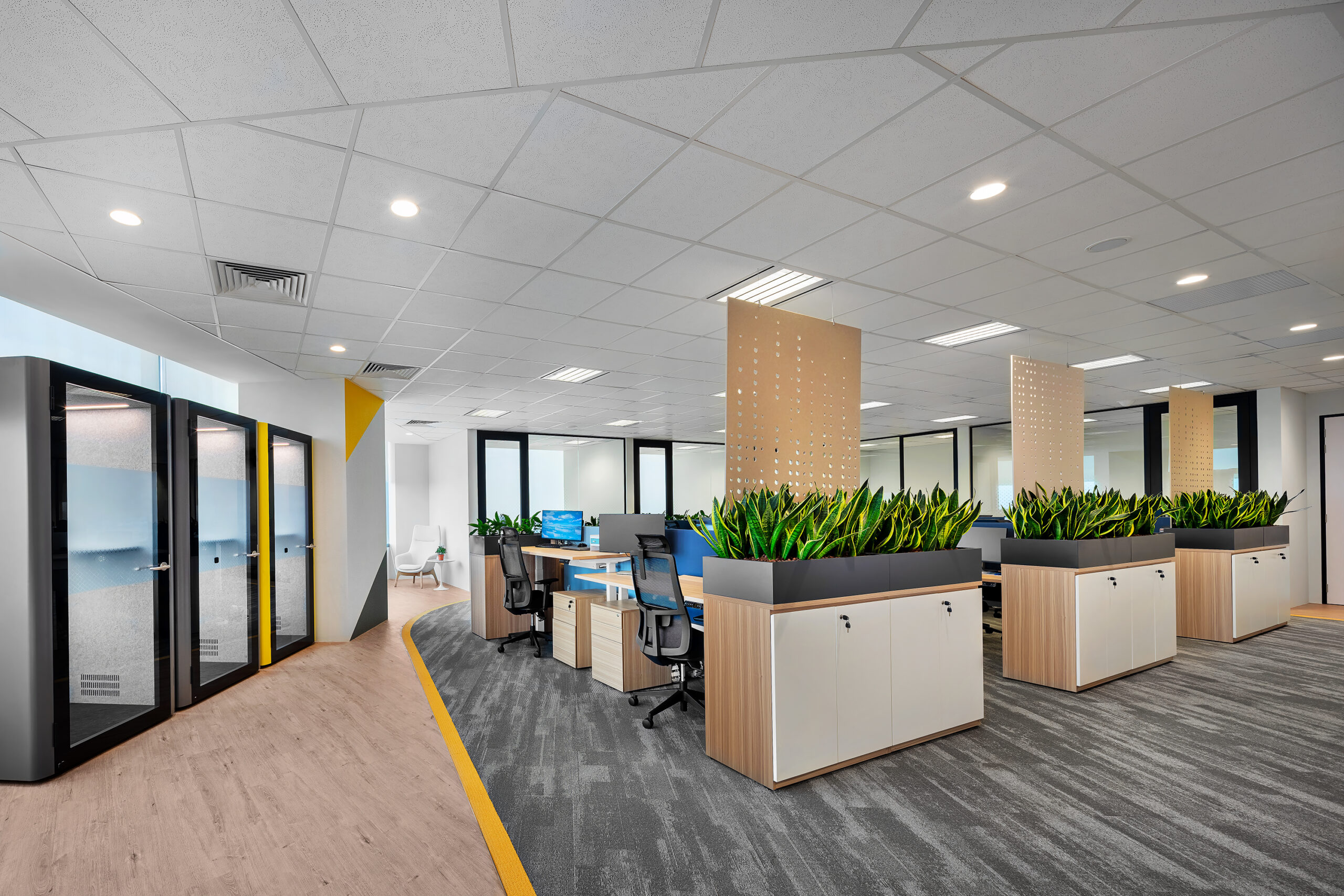 Interior Design for Offices in Singapore, Epiroc Asia