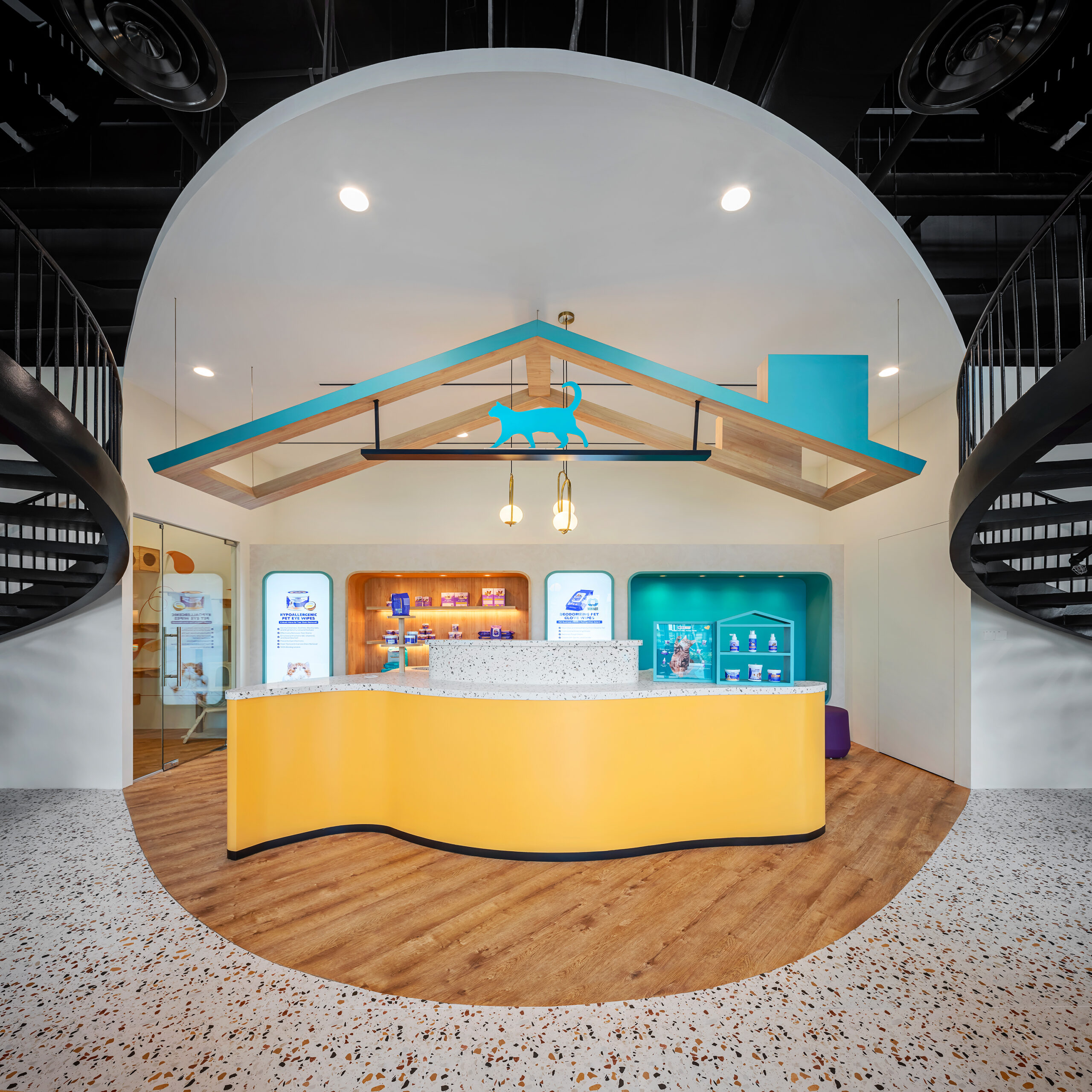 HICC Pet retail storefront and pet wellness centre at Marina One