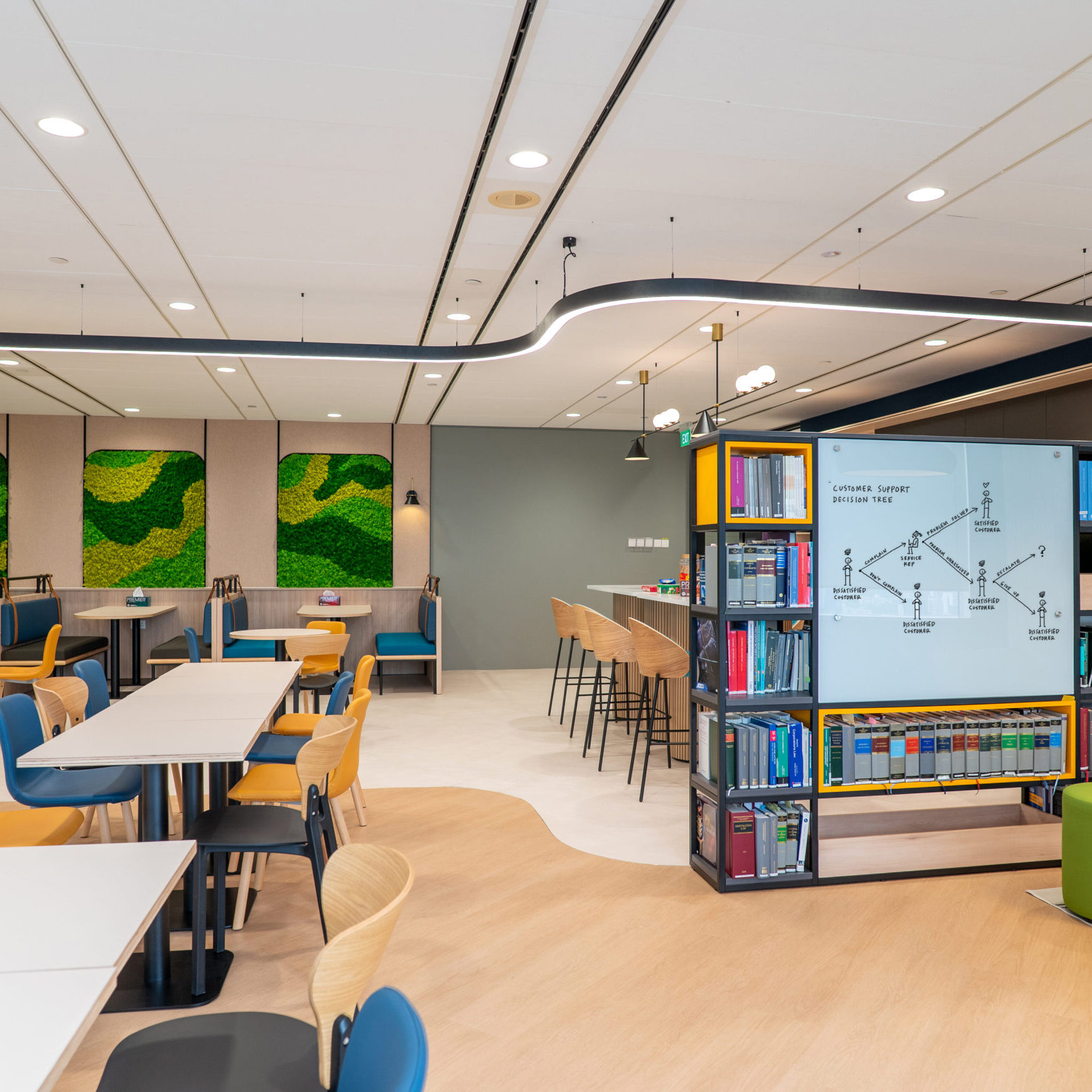 Interior Design for Offices in Singapore, Kennedys Legal Solutions Office, Commercial Interior Design, Breakout Area, Pantry